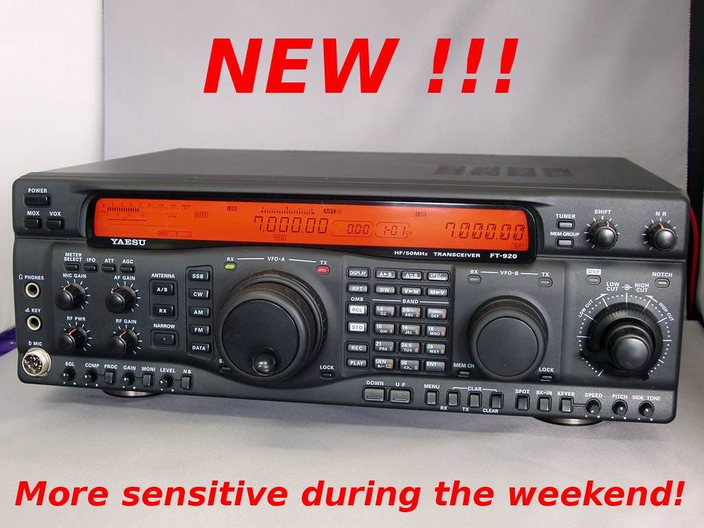HF rigs act weird during the weekends | Ham Radio Blog PD0AC