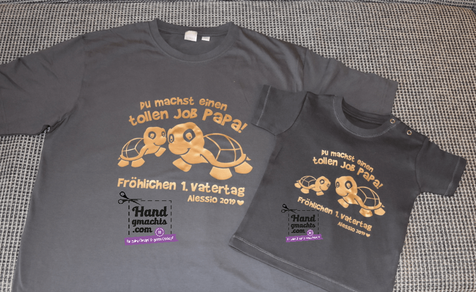 T- Shirt Erwachsen & Kinder T - Shirt (Spruch-Set) - Handgmachts.com 593_x_967_png