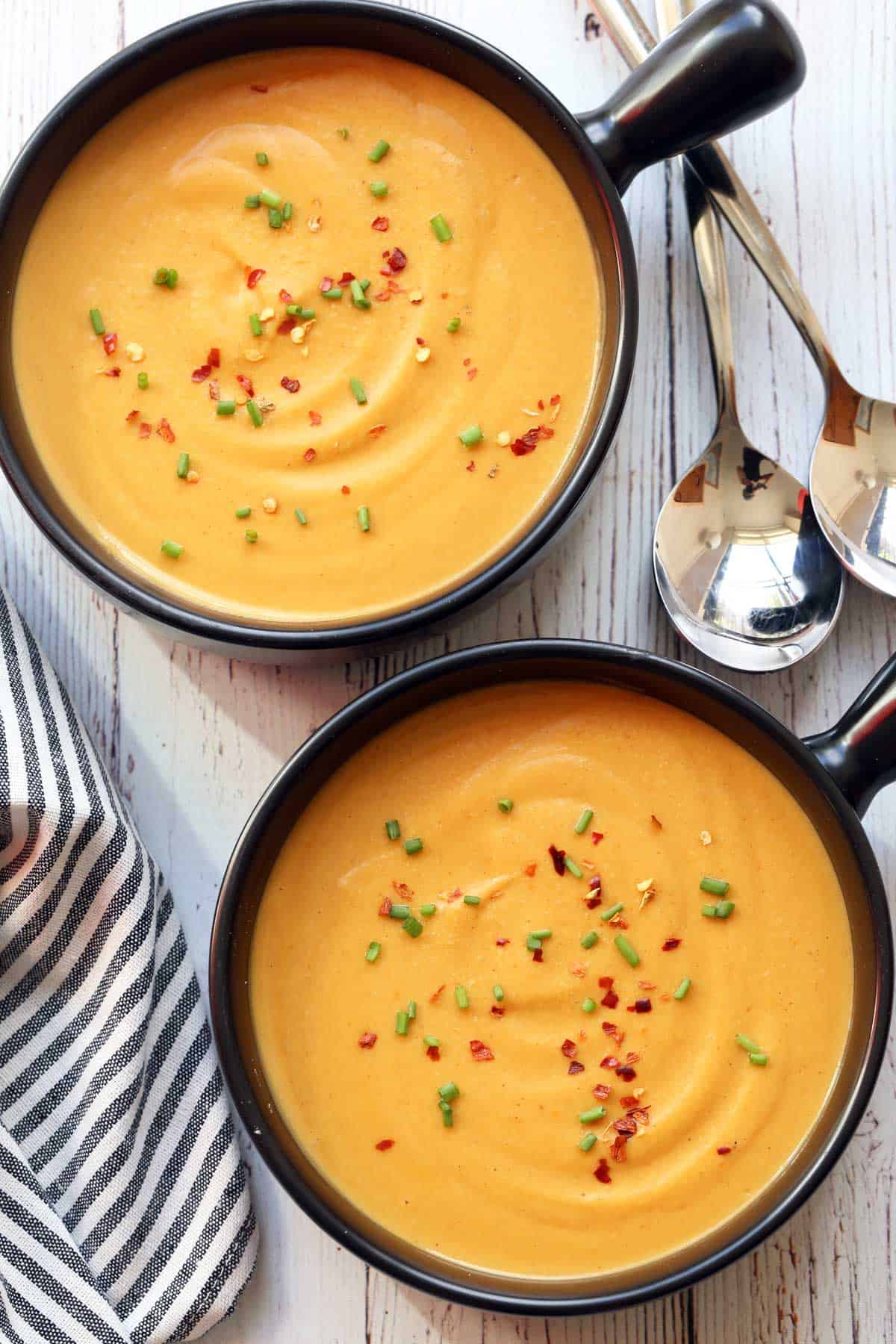 Butternut Squash Soup With Whipping Cream