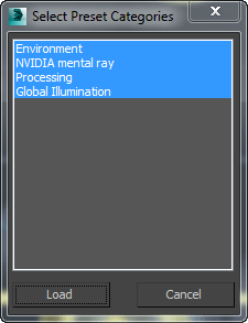Preset Rendering Options 3ds Max 2021 Autodesk Knowledge Network