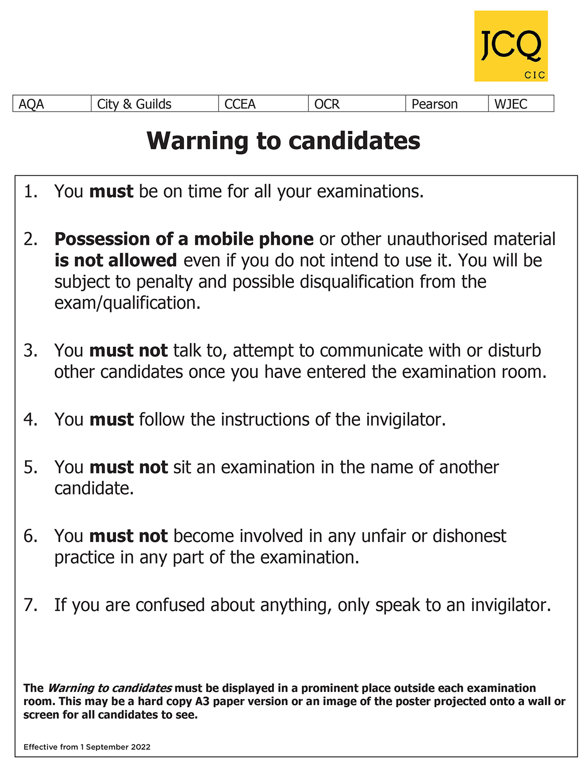 joint council qualifications