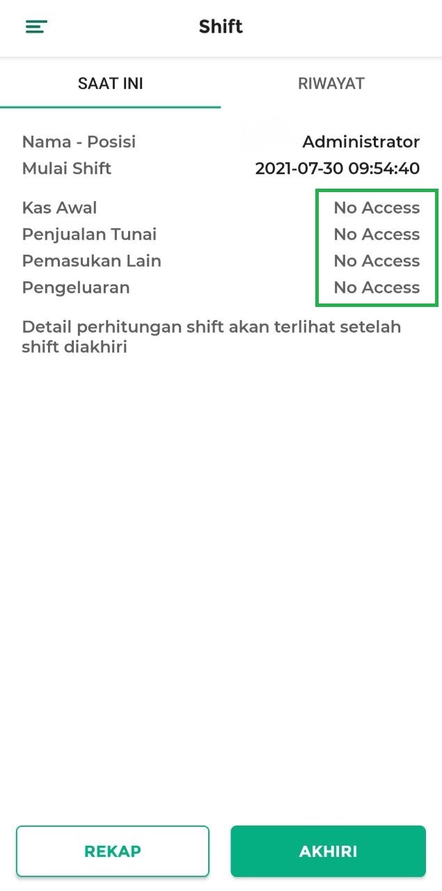 Apa itu No Access?