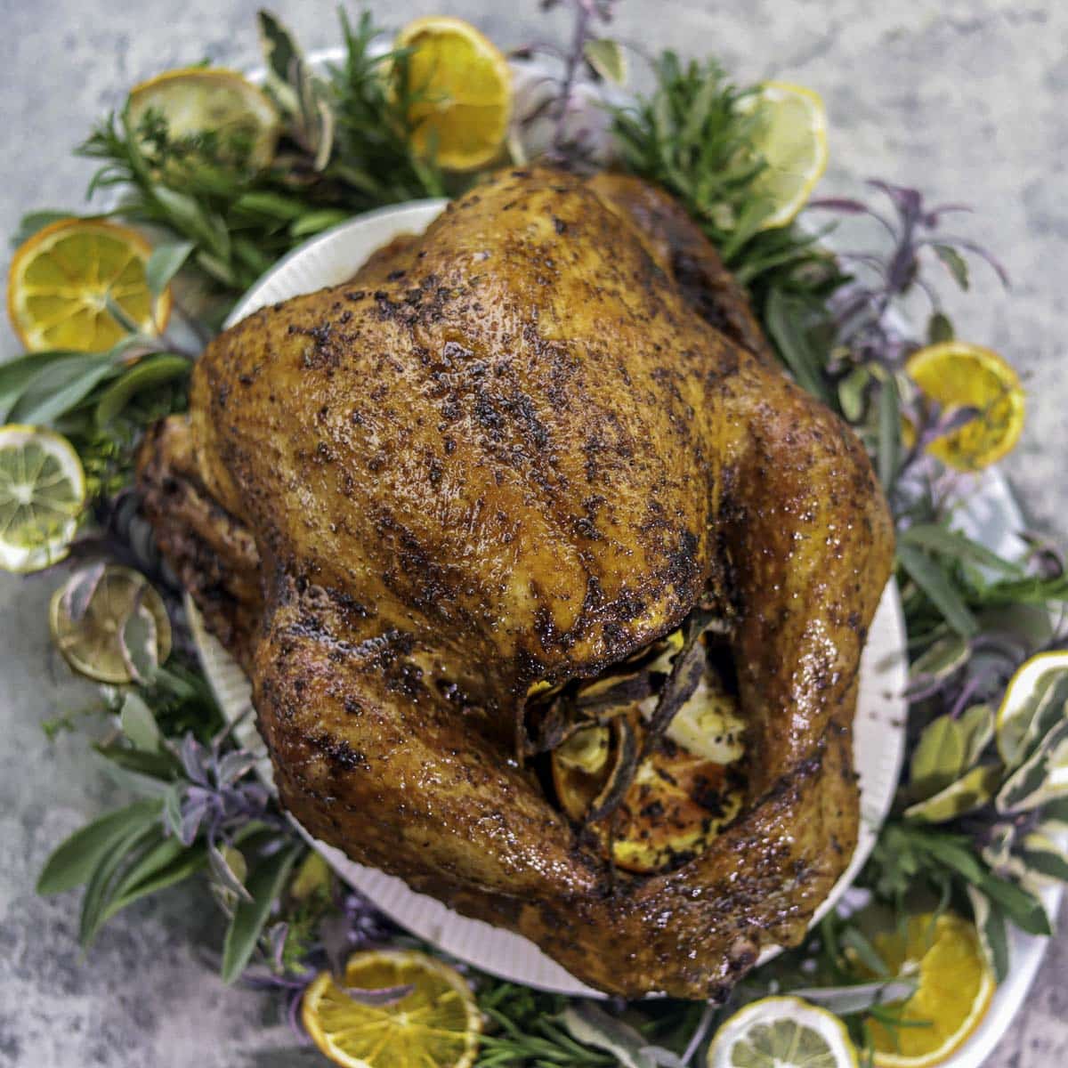 No Brine Smoked Turkey Recipe