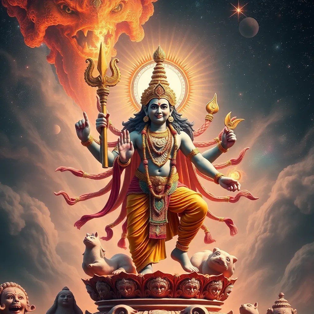 The Cosmic Role of Vishnu in Hindu Beliefs