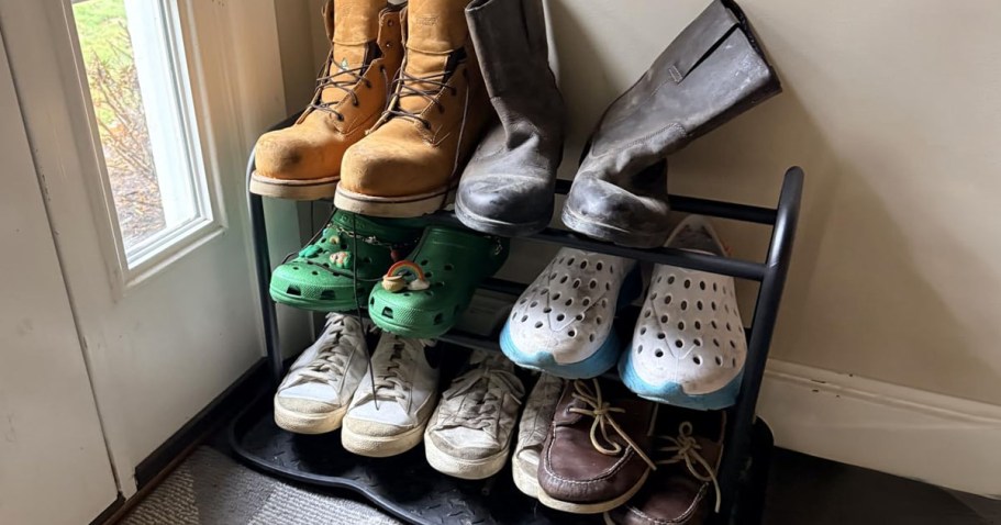 Expandable Shoe Rack Just on Amazon (Reg. ) Expandable Shoe Rack Just on Amazon (Reg. )