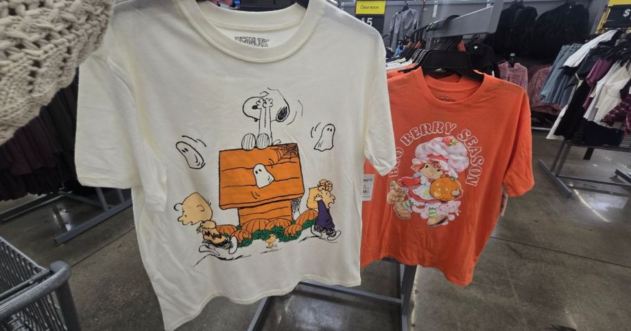 Walmart Halloween Clothes from .98 (Peanuts, Strawberry Shortcake, & More!)