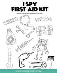 Free Printable First Aid Worksheets Printable Word Searches