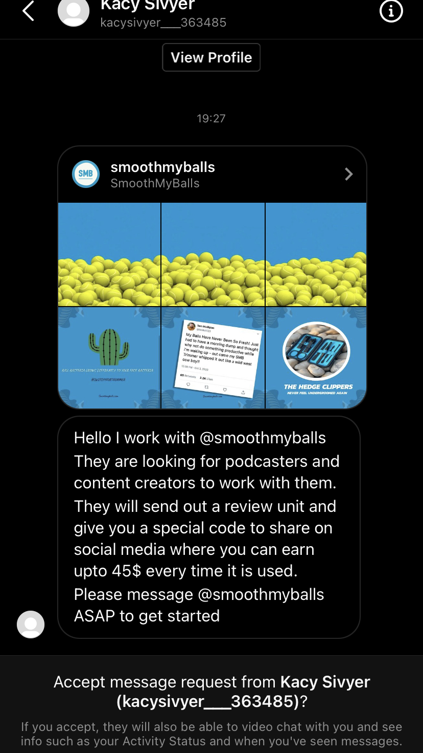 Smooth My Balls – Uncovering a Scam – HOW DO I ROB THIS?
