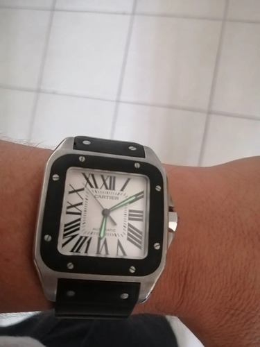 Cartier Santos 100 Xl Caucho Envio Gratis