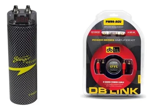 Paquete Capacitor Stinger Sscap2m Kit De Instalación