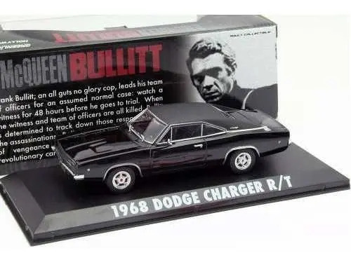 Miniatura Carro Dodge Charger 1968 Bullitt 1 43 Greenlight Mercado Livre