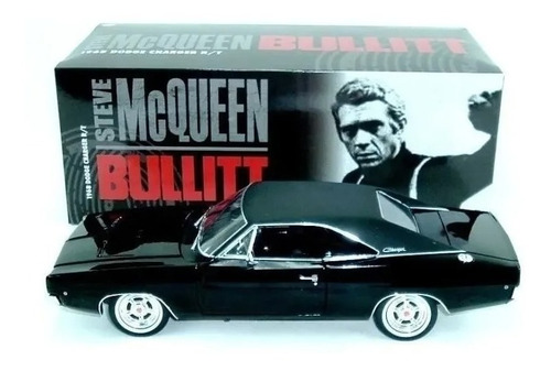 Miniatura Dodge Charger R T 1968 Bullitt Greenlight 1 18 Frete Gratis