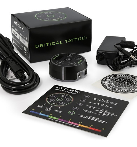 Fonte Critical Atom X Silver/ Black Tattoo Tatuagem* | Parcelamento Sem Juros 500_x_465_jpg