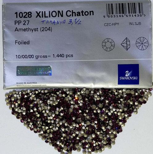 Strass Cristal Swarovski Original Austria Kit 60und Cod C02 Mercado Livre