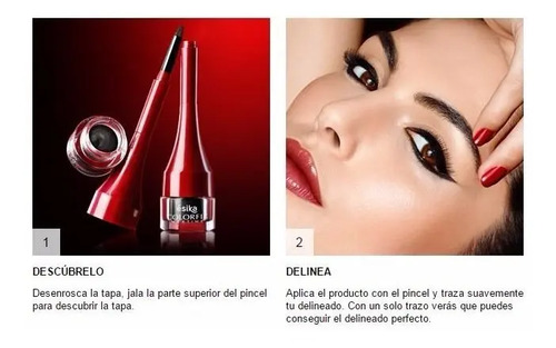 Delineador En Gel Colorfix Tattoo Ésika Larga Duración | Mercado Libre