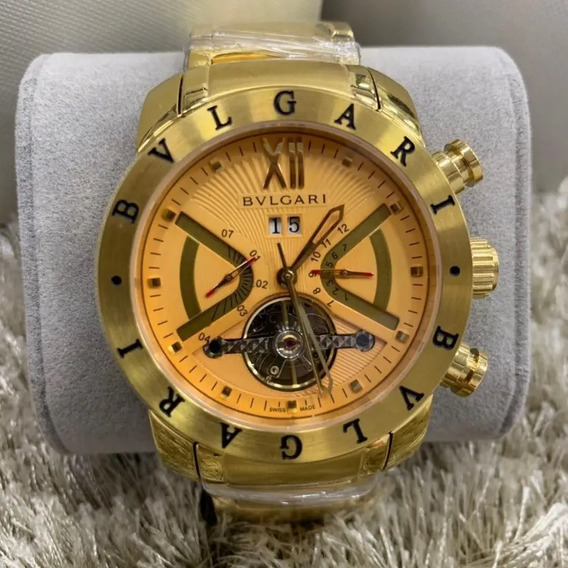 Relogio Bvlgari Iron Man Automatico Luxo Masculino Mercadolivre