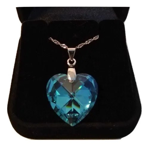Namorados Colar Coracao Cristal Swarovski 2 0cm Com Caixa Mercadolivre