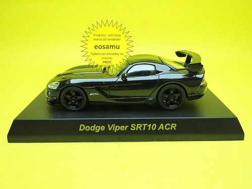 Dodge Viper Srt10 Acr Preto Com Faixa Kyosho 1 64 Mercado Livre