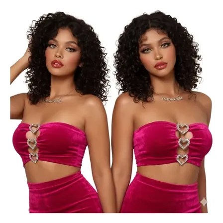 Peluca Oncológica Destiny Keys China 30 Cm Femenino Raíces Oscuras, Difuminada Con Rayos Dorados, Luces Oscuras, Y Algunas Luces Y Luces, Beis, Beis Corta Y Con Fleco Hola M