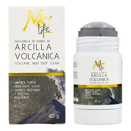 Cuidado Facial Mascarilla En Barra Arcilla Volcánica Mc Life Todo Tipo De Piel