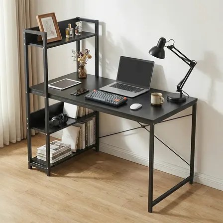 Escritorio Oficina Para Computadora Industrial Con Estante