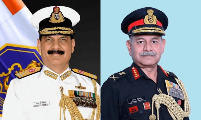 ایک ہی کلاس کے 2 دوست آرمی چیف اور نیول چیف بن گئے