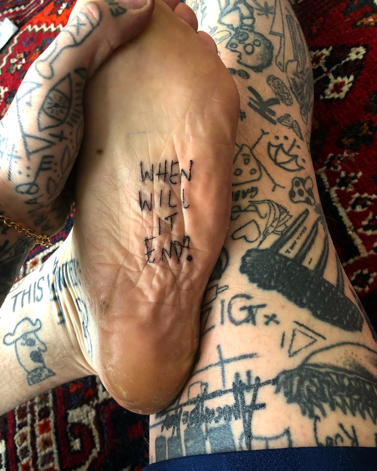 This London Artist Is Giving Himself A New Tattoo Every Day He's Home During Covid-19 | Cbc Radio 1600_x_1280_jpg