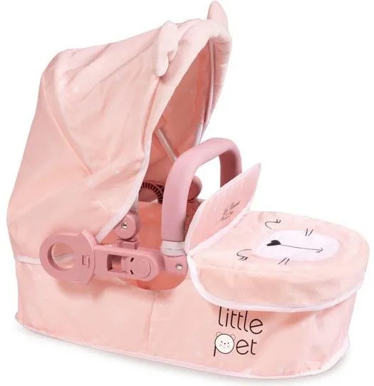 Decuevas 80539 Sklopiva Kolica Za Lutke 3 U 1 S Ruksakom Little Pet Mall Hr
