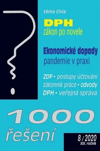 Autoru Kolektiv 1000 Reseni 8 2020 Zakon O Dph Po Novele Ekonomicke Dopady Pandemie Mall Sk