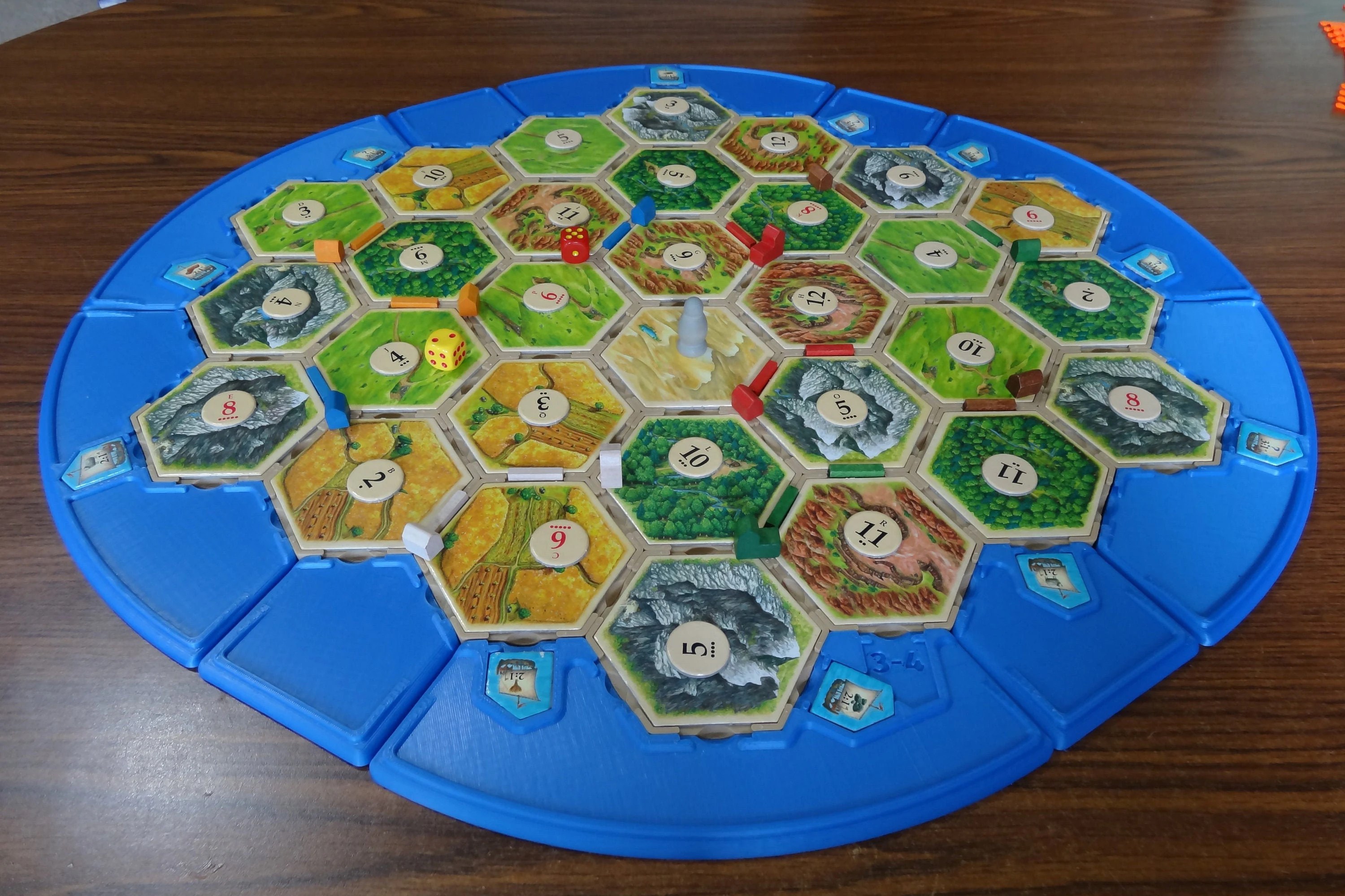 **100% Designed and Made in U.S.A.** Catan is one of the most popular board games. Wooden settlers of catan board