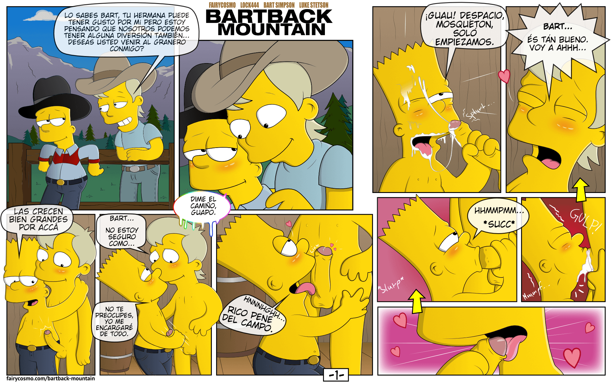 Cómics sexo gay de los simpson en español