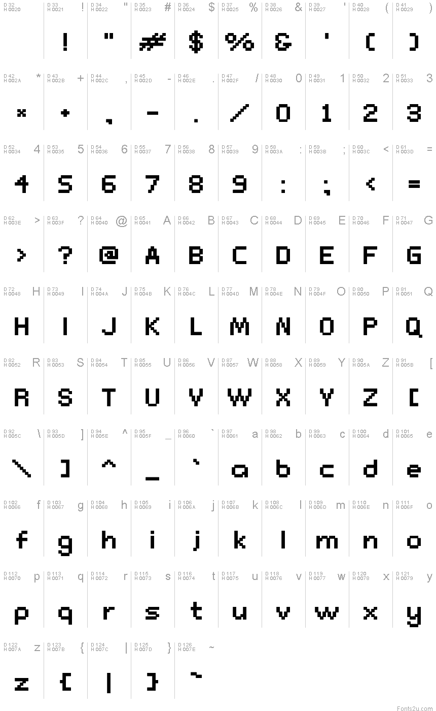 Connections bold font