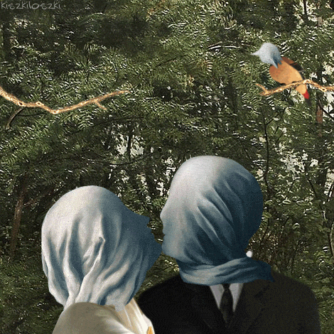 Gif Kiszkiloszki Magritte Rene Magritte Animated Gif On Gifer