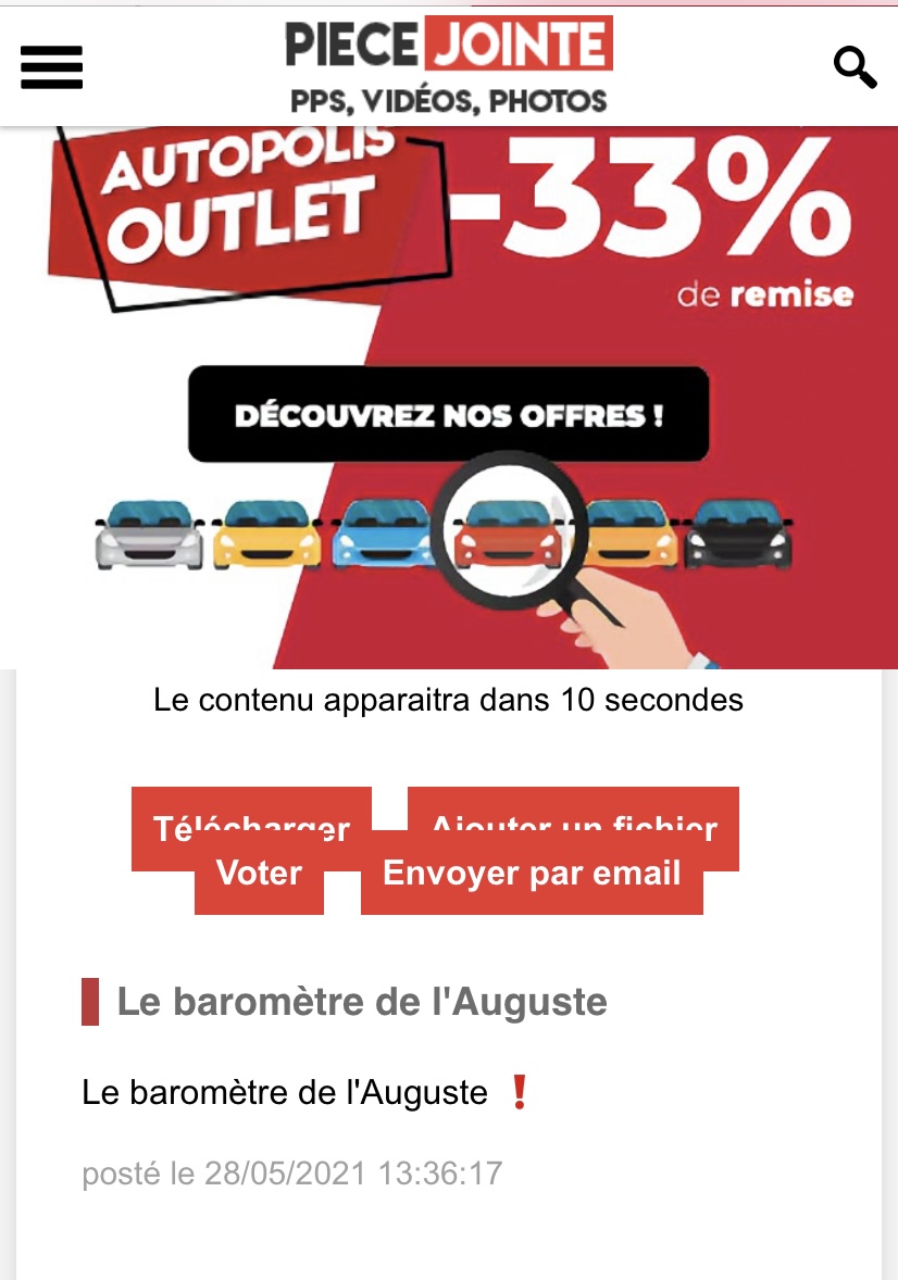 pps humour pièce jointe