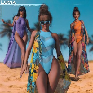 Lucia One-Piece and Coverup for G8/8.1 Femalesnew 