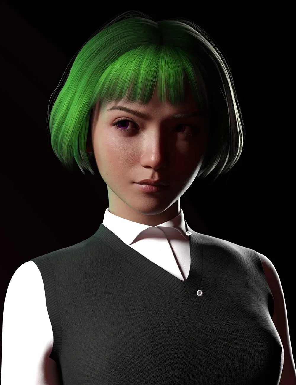 M3D Chic Bob Hair for Genesis 9new 