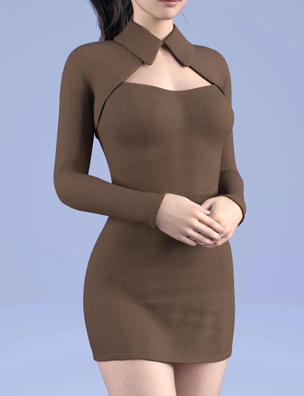 dForce HnC24 Bolero Mini Dress outfit for Genesis 9new 