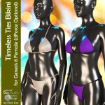 Timeless Ties Bikini fo G8F (dForce Optional)new 