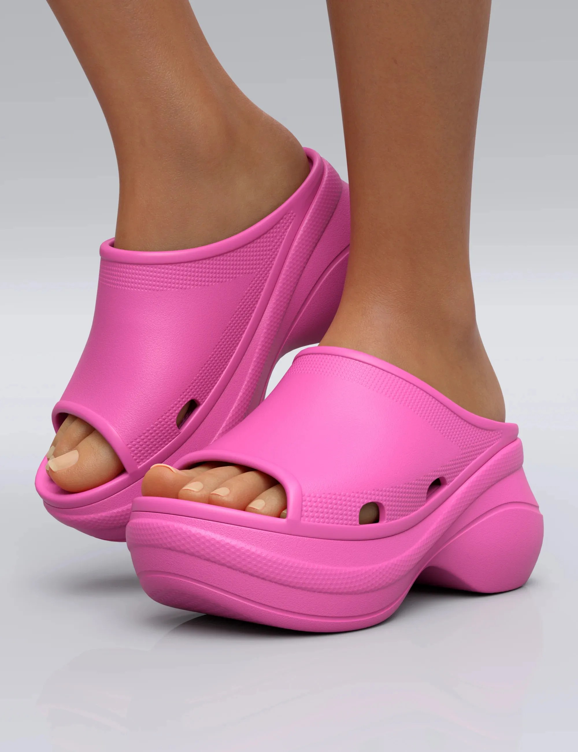 HL Slide Sandals for Genesis 8 and 8.1 Femalenew 