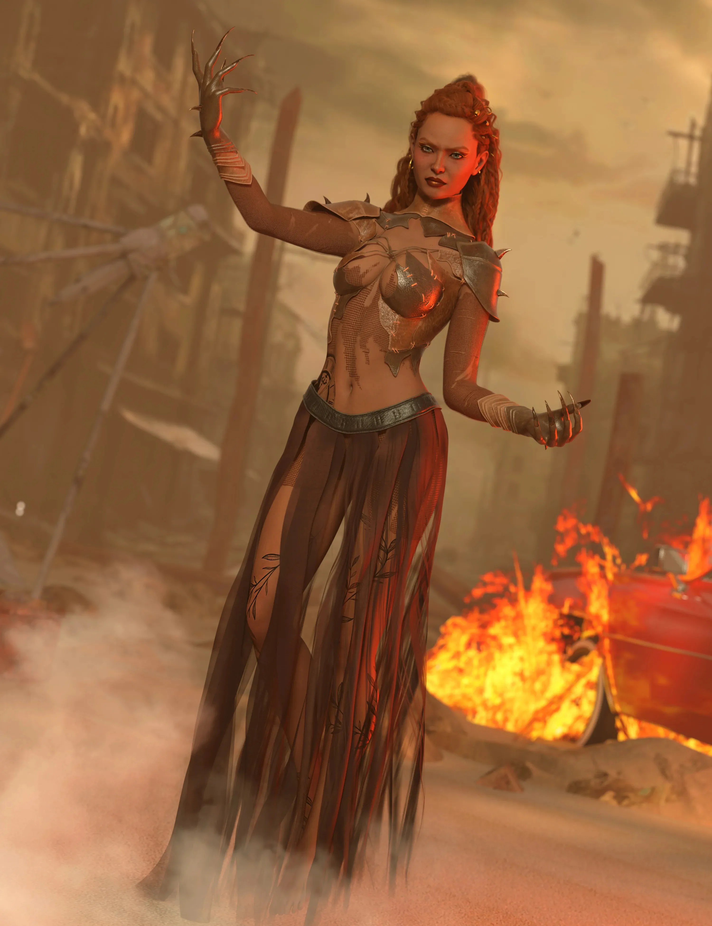 Legacy Of The Evil Poses for Genesis 9 and 8 Femalenew 