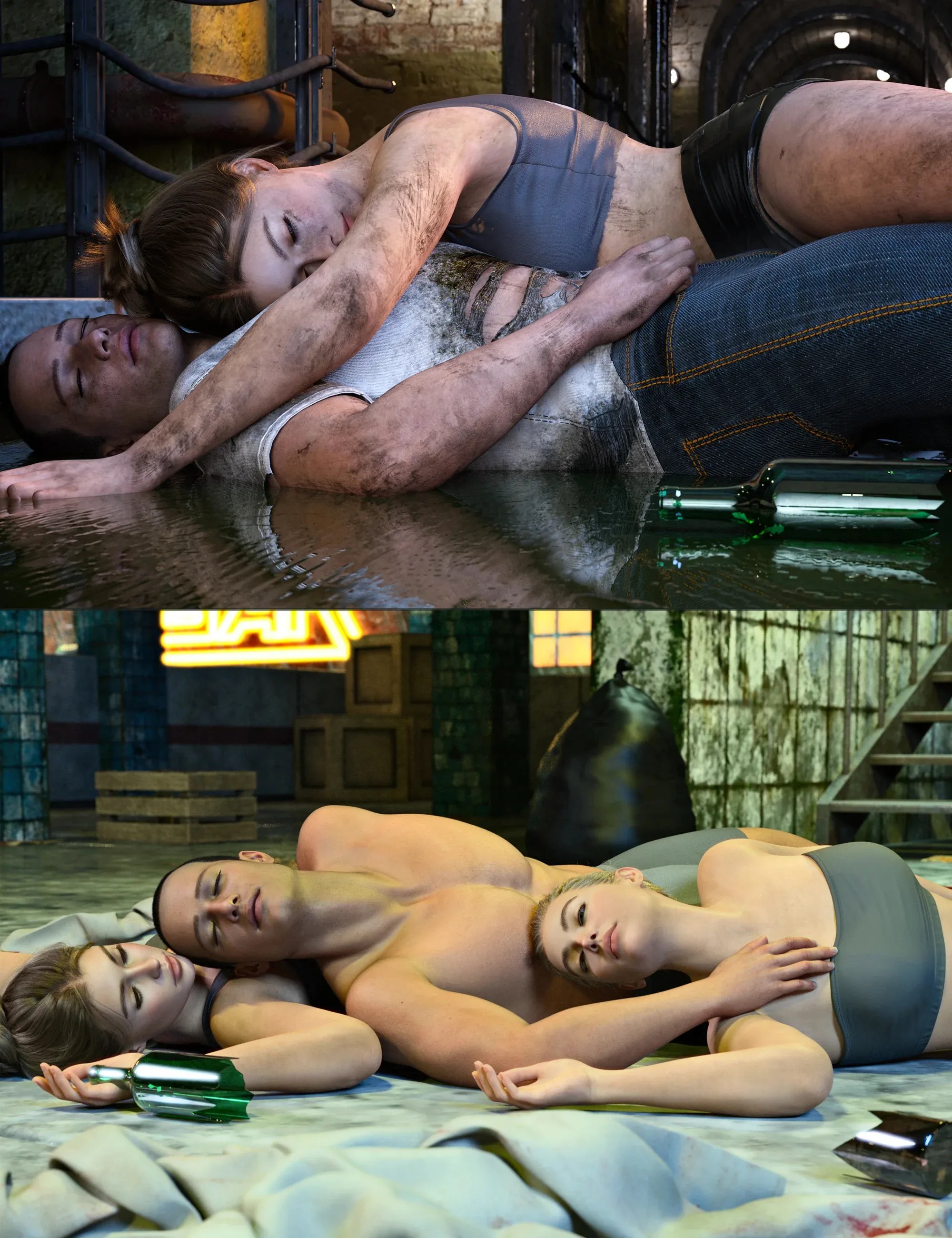 Z Body Count 3 Poses for Genesis 8 and 9new 