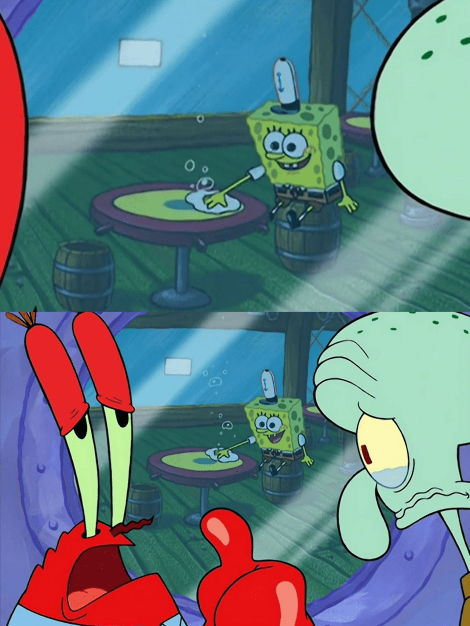 How do we tell him meme