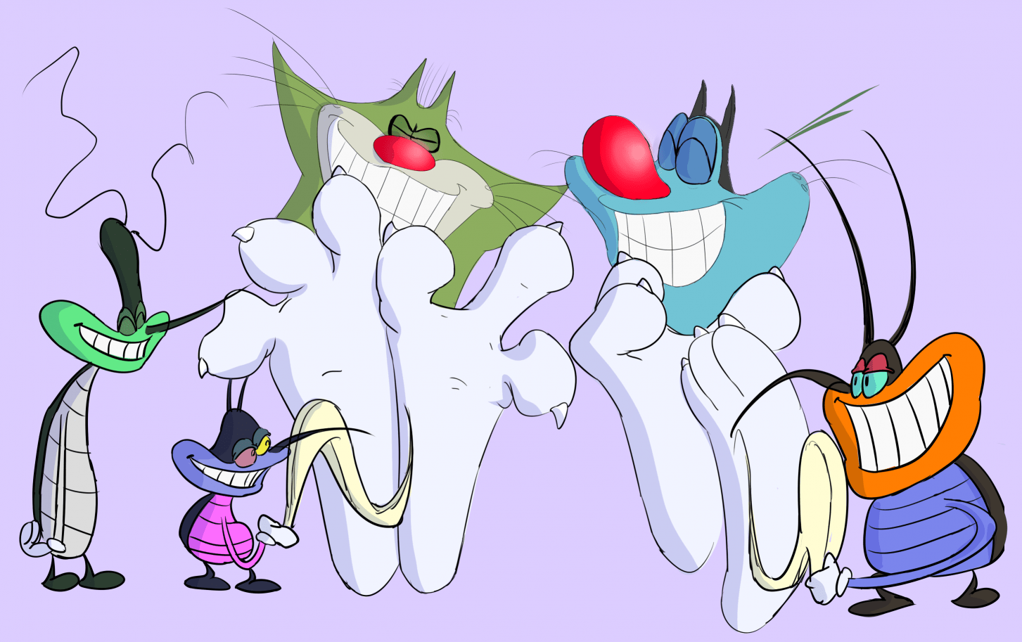 Oggy and the cockroaches porn