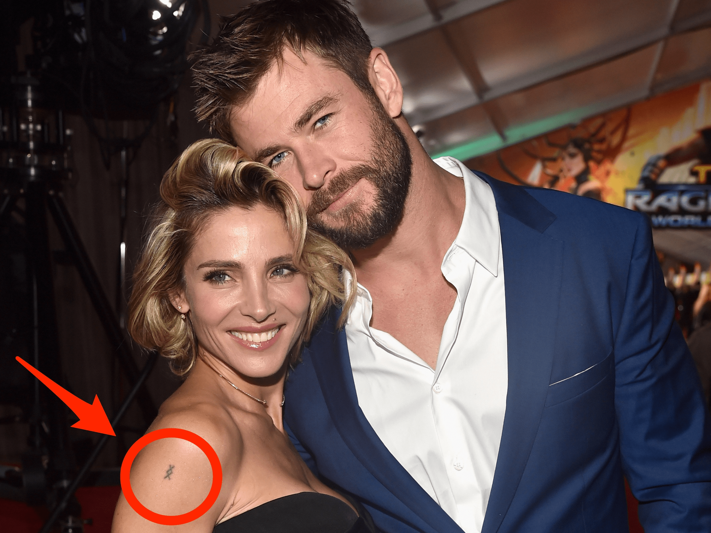Chris Hemsworth's Wife, Elsa Pataky, Got A Thor Tattoo Before She Met Him 852_x_1136_jpg