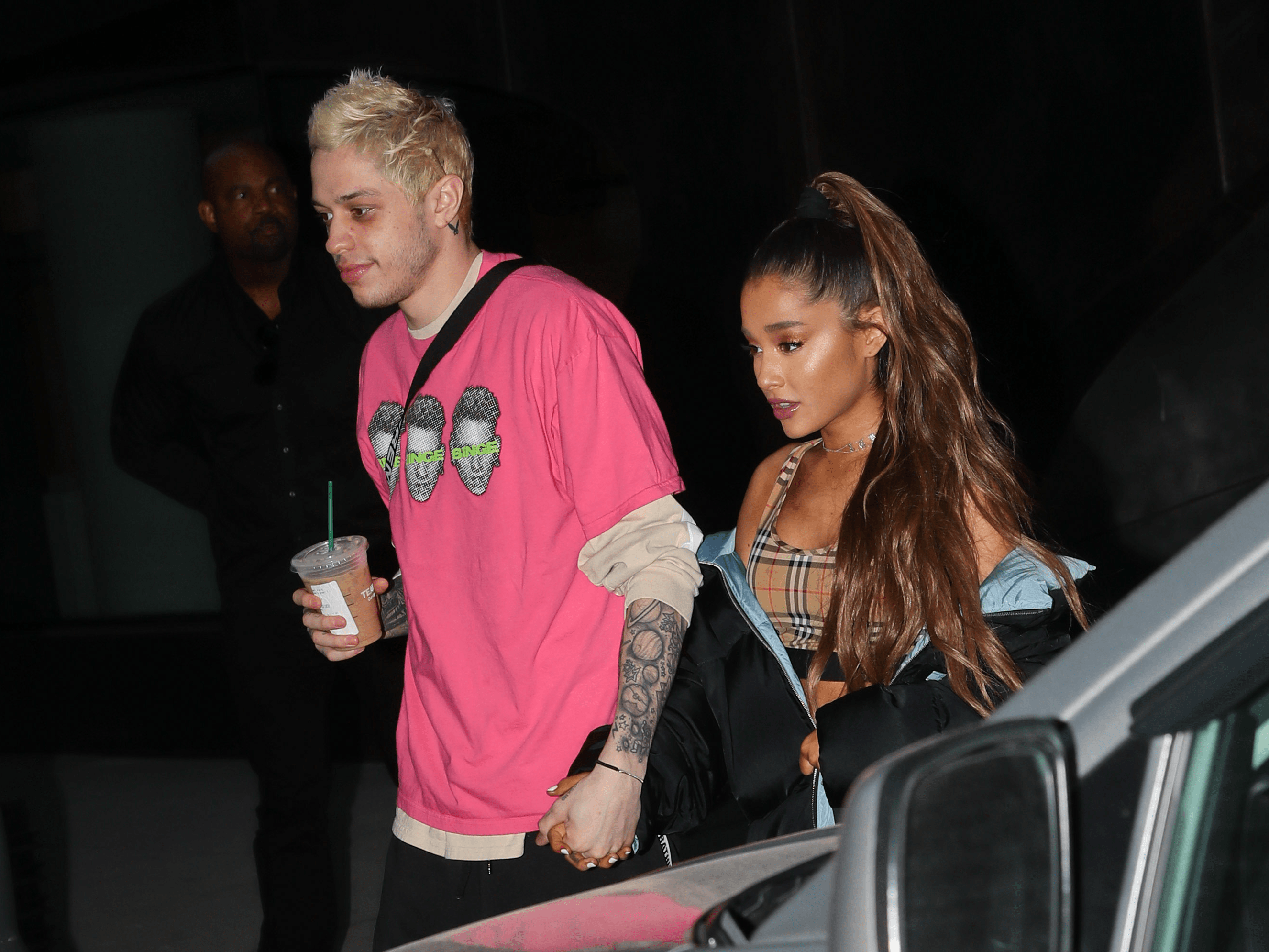 Pete Davidson And Ariana Grande Have Another Matching Tattoo On Their Necks