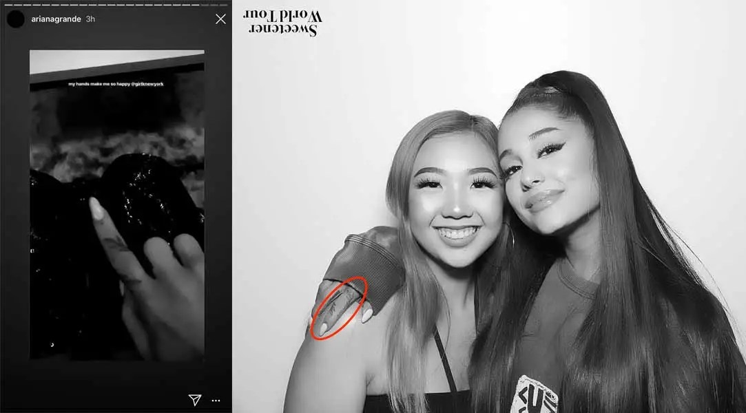 A Complete Guide To Ariana Grande's 55 Known Tattoos 554_x_1000_jpg