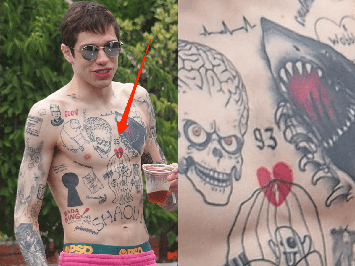 Pete Davidson's Tattoos: A Complete Guide To The 'Snl' Star's Ink 563_x_750_jpg