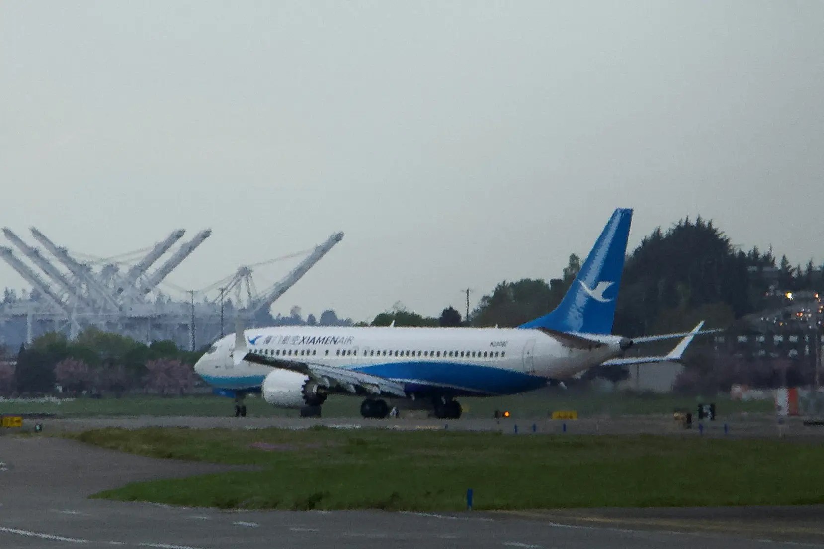 A Boeing plane made for a Chinese airline was sent back to the US