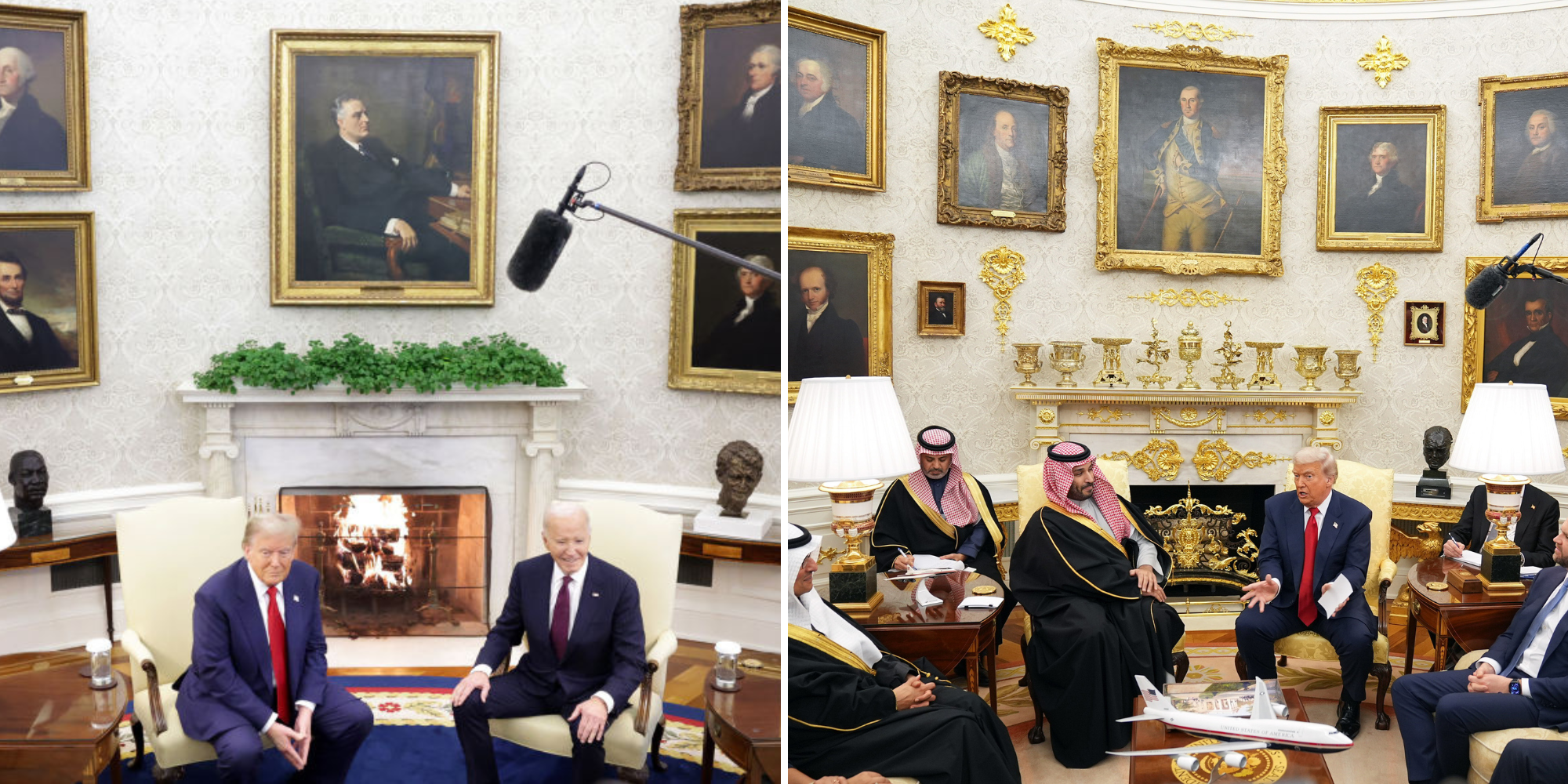 Before-and-after photos show the decor changes Trump has made to the White House so far