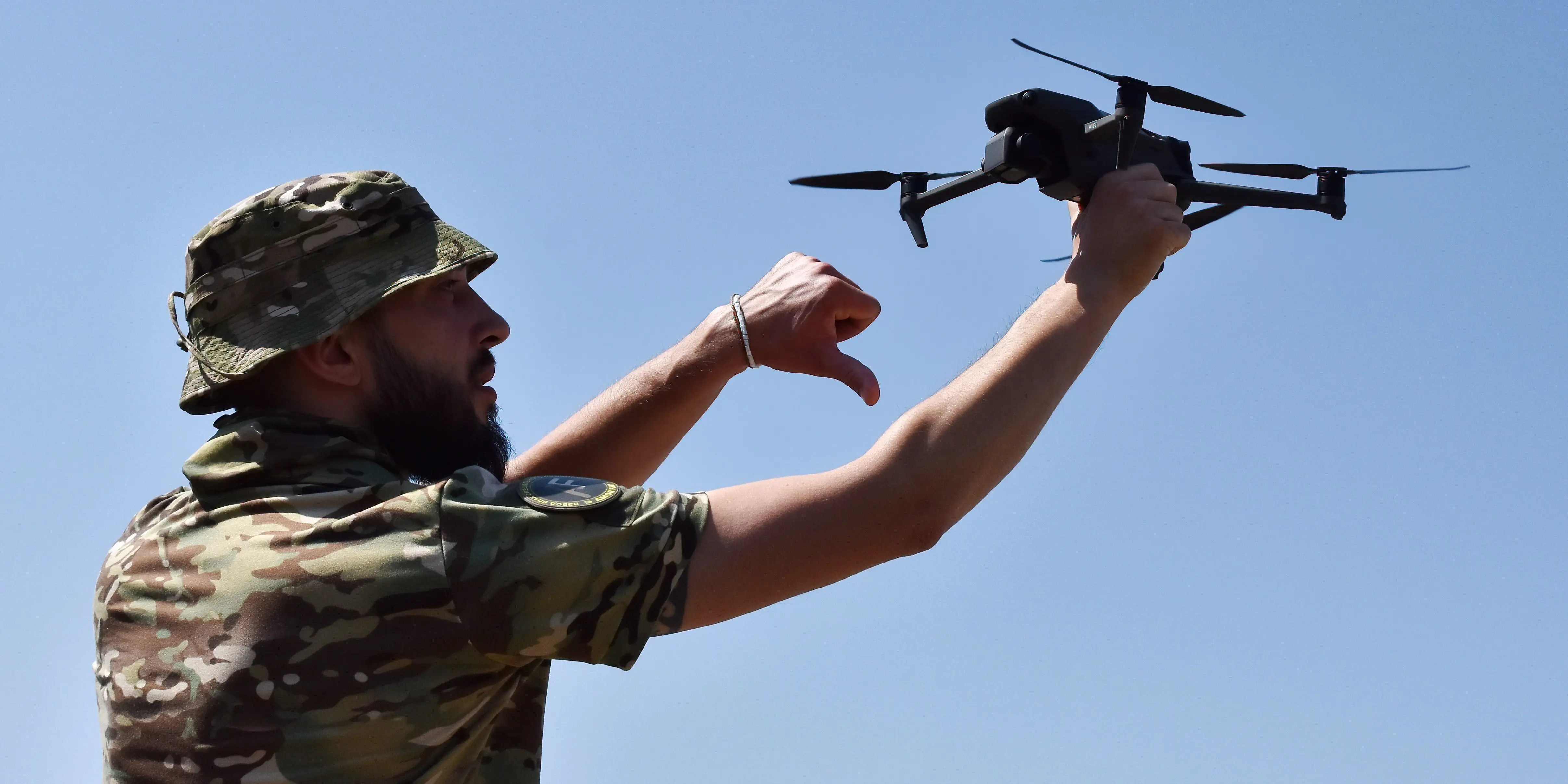 Russian Troops Put Spinning Steel Cables on Vehicle to Fend Off Drones